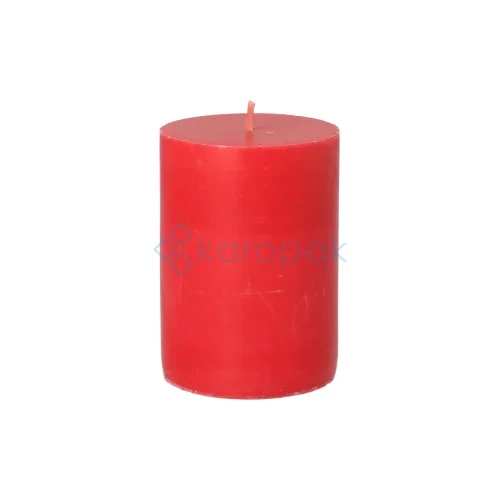 ŚWIECA PIEŃKOWA 70x100 CZERWONY 100% STEARYNA