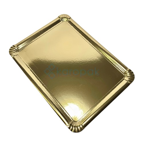 TACA PAPIEROWA 34x45,5cm ZŁOTA 5szt