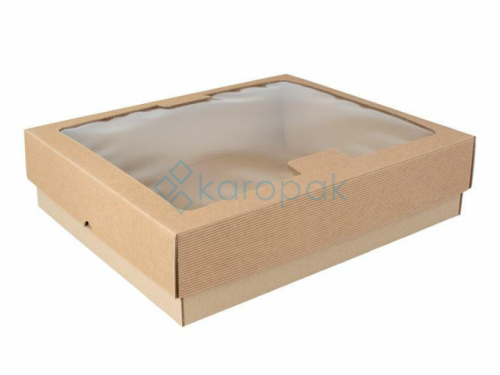 Pudełko cateringowe PARTY BOX premium z okienkiem 355x300x90mm
