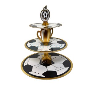 Patera na ciasto 3 pozimy piłkarski 34x41cm