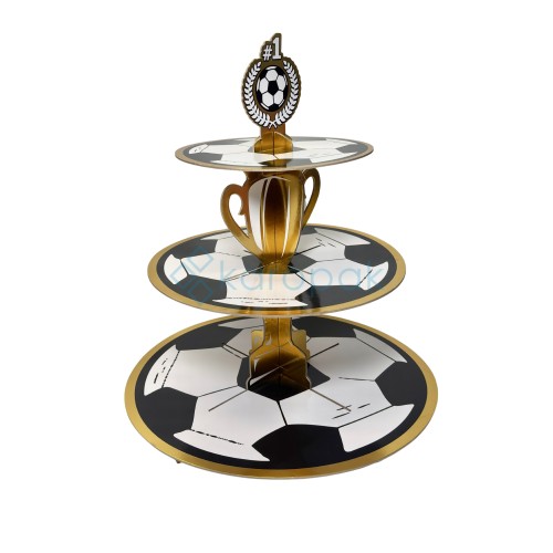 Patera na ciasto 3 pozimy piłkarski 34x41cm