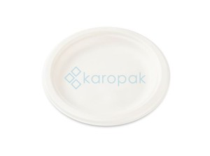 Talerz z trzciny cukrowej okrągły 17cm Love Nature 50 sztuk