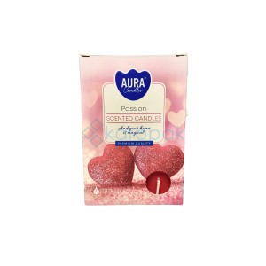 Podgrzewacze tealight piwonia 6 sztuk 4h