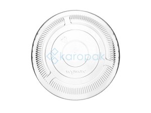 WIECZKO DO KUBKA PLA PŁASKIE BEZ OTWORU  96mm BIODEGRADOWALNE GREEN TREE 