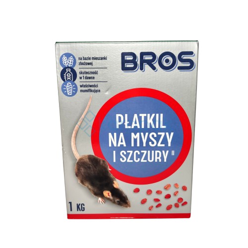 BROS Płatki na myszy i szczury 1kg