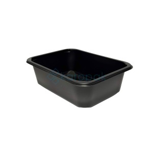Pojemnik W1/603D 187x137x63 1000ml CZARNY 80szt