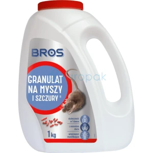 BROS Granulat na myszy i szczury 1kg 