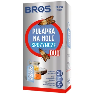 BROS Pułapka na mole spożywcze DUO + 2 wkłady 