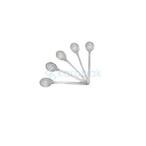 FINGERFOOD Łyżeczka LUXOR MINI transparentna 10cm PS REUSE