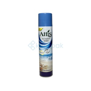 ATTIS odświeżacz spray BRYZA OCEANU (niebieski) 300ml (_/6/1)