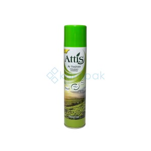 ATTIS odświeżacz spray ZIELONA HERBATA (jasno zielony) 300ml (_/6/1)