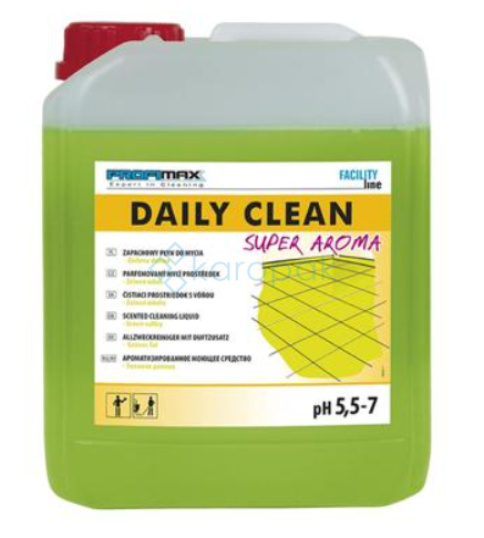 (1136) LAKMA DAILY CLEAN SUPER AROMA do zapachowego mycia ZIELONA DOLINA 5L 