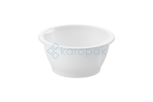 Miska do zgrzewu z uchwytami fi149mm 640ml BIAŁA (16/9/50)
