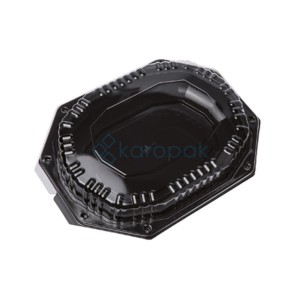 Półmisek cateringowy 335x250x38mm CZARNY rPET 1500ml (24/110/1)