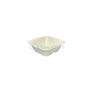 FINGERFOOD kubek kwadratowy z trzciny cukrowej PIRAMIDA 80ml (44/24/50)