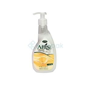 ATTIS mydło w płynie MLEKO I MIÓD 400ml (biały) (_/10/1)