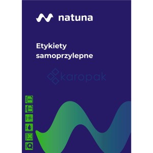 NATUNA ETYKIETA SAMOP. 70x37, 24szt, 100 arkuszy